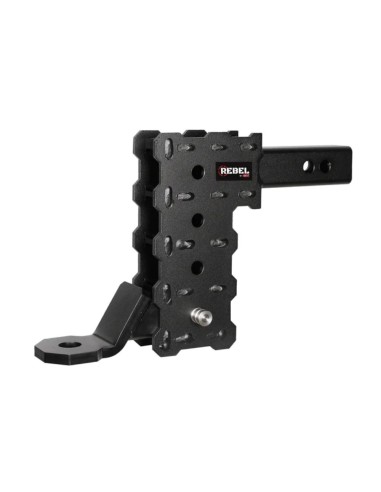 REBEL SERIES-STANDAR 2"HOLLOW SHANK,  7K 3-POCKET 4.5"DROP, WITH STANDAR
BALL MOUNT