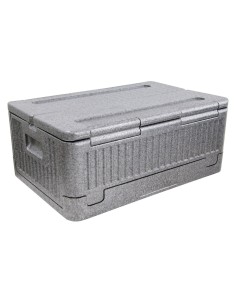 CAJA DE AMACENAMIENTO PLEGABLE GRIS 40LT