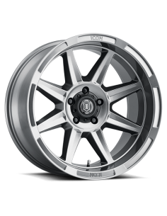 LLANTA ICON BANDIT GLOSS TITANIUM/ 6X139.7(5.5)/20X10/-24MM