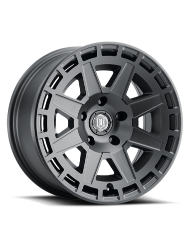 LLANTA ICON COMPASS SAT BLACK/6X114.3(4.5")/17X8.5/12MM