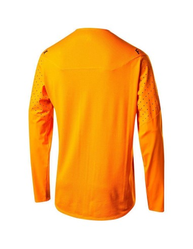 Polera Bicicleta Flexair Delta Naranjo Fox Racing [Talla S]