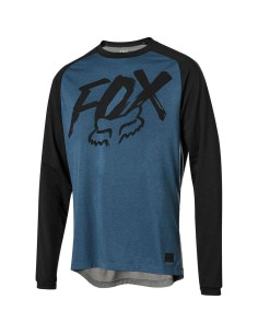 Polera Bicicleta Niño Ranger Drirelease Azul Fox Racing...