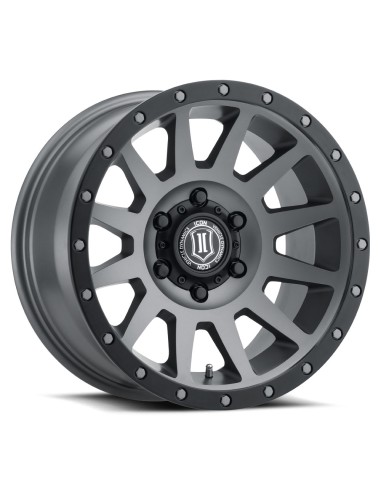 LLANTA ICON COMPRESSION TITANIUM /6X139.7 (5.5")/17X8.5/0MM
