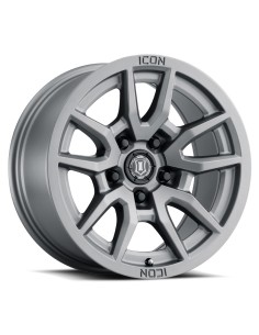 LLANTA ICON VECTOR 5 TITANIUM /5X127 (5")/17X8.5/-6MM