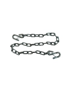 Cadena de 1/4" x 48" con gancho tipo S con seguro